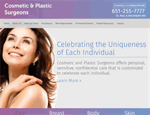 Tablet Screenshot of cosmetic-plasticsurgeons.com